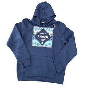 Hurley Boy's Sweatshirt Blue Hoodie Size XL NWT
